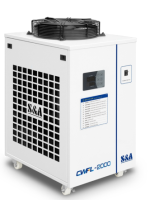 <p>Водоохолоджувач чилер S&A CWFL-2000&nbsp; двоконтурний для верстатів лазерного різання та гравіювання, оптоволокна</p>